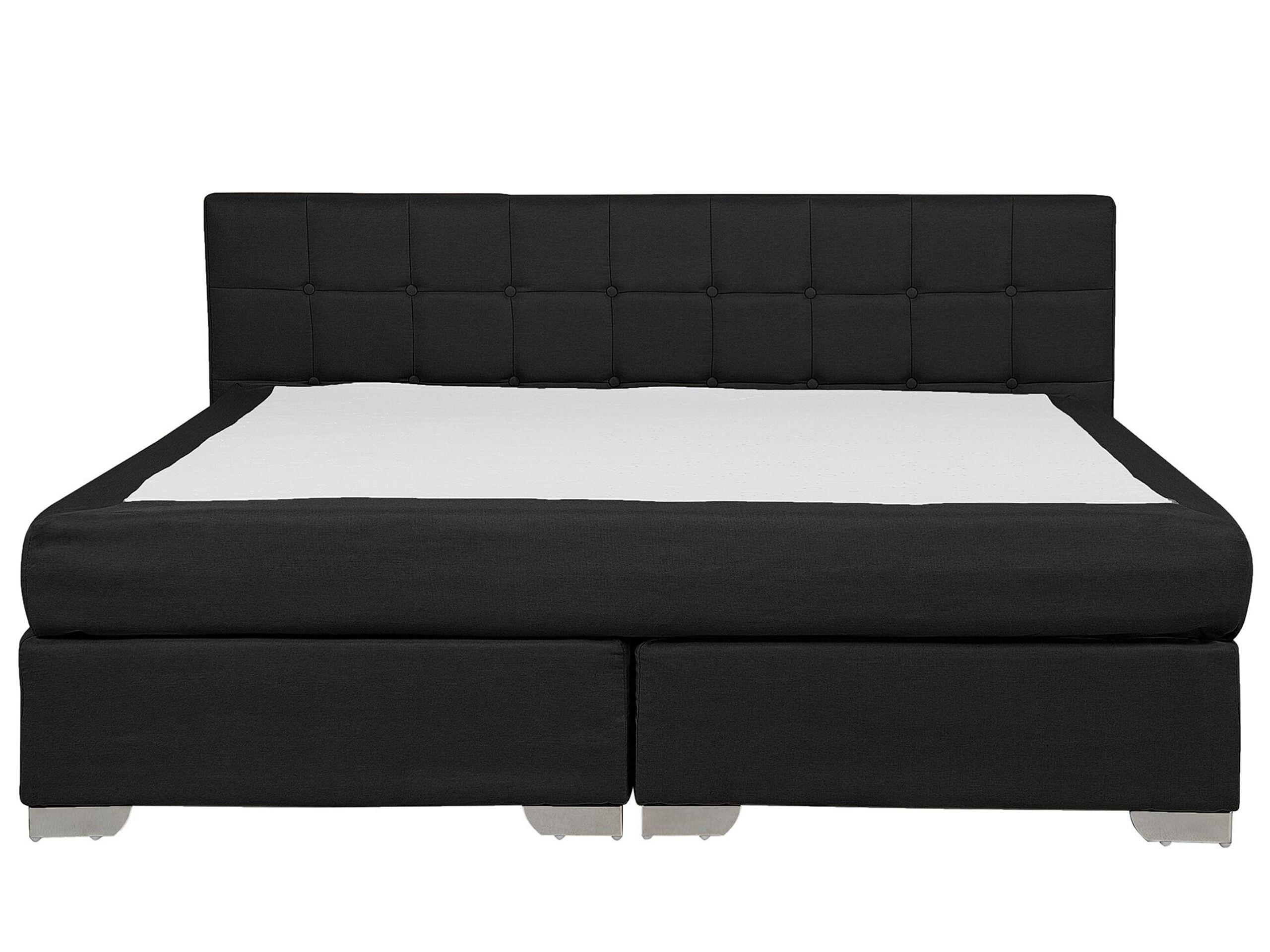 Beliani Letto boxspring en Poliestere Moderno ADMIRAL  