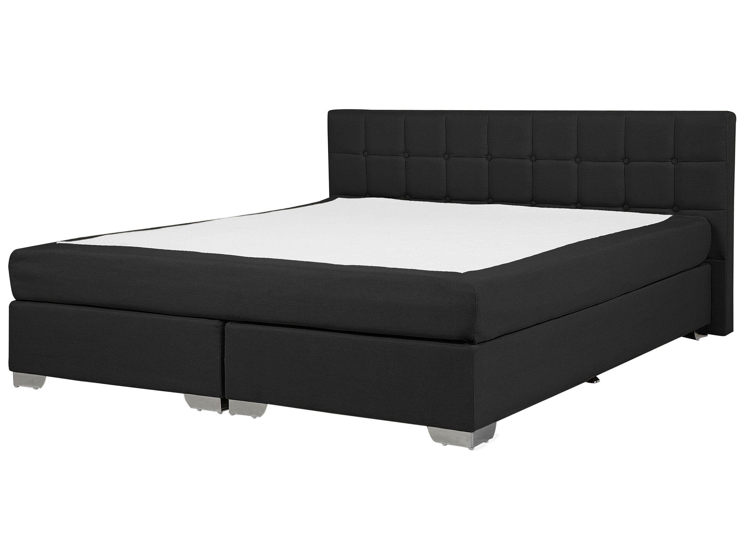 Beliani Letto boxspring en Poliestere Moderno ADMIRAL  