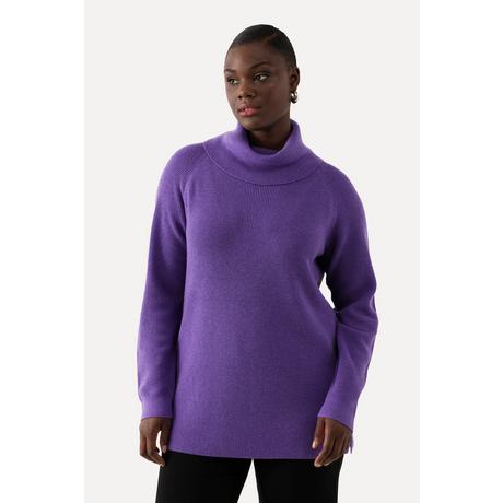 Ulla Popken  Rollkragen-Pullover, weicher Feinstrick, Langarm 