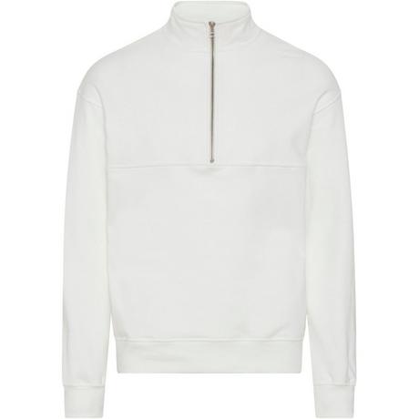Colorful Standard Sweatshirt Half Zip Organic Optical White  