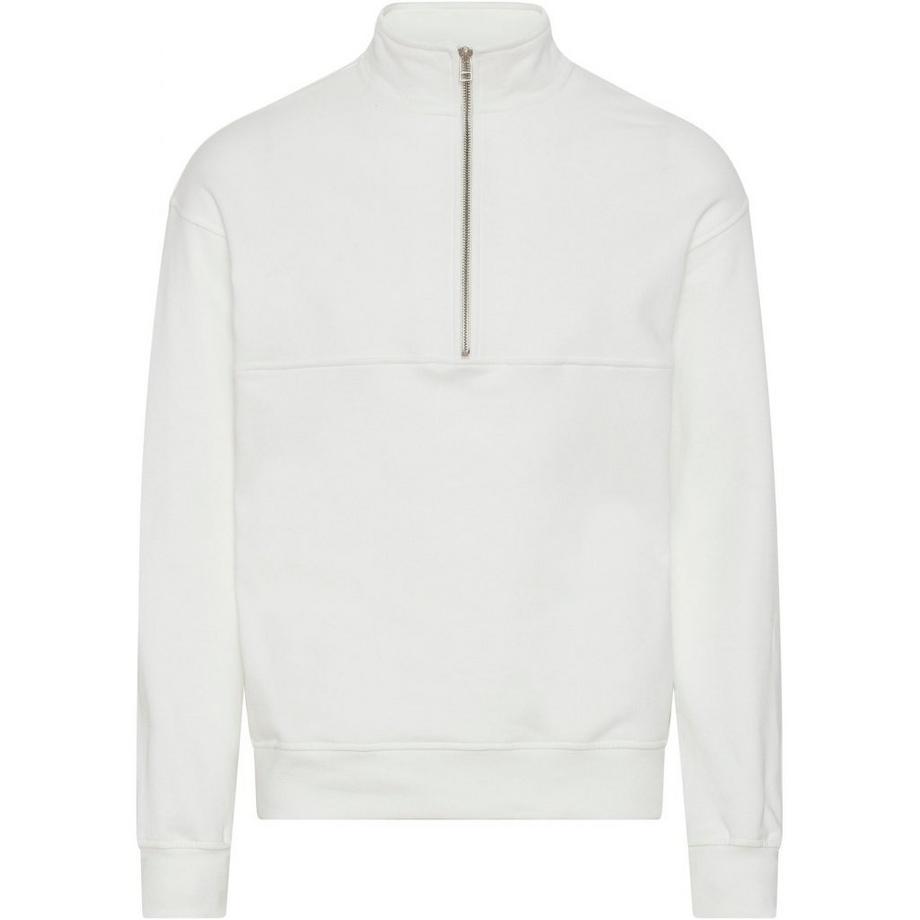Sweatshirt 14 Reißverschluss  Organic optical white