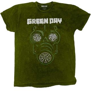 Green Day Green Day Gas Mask T-Shirt Imprimé  