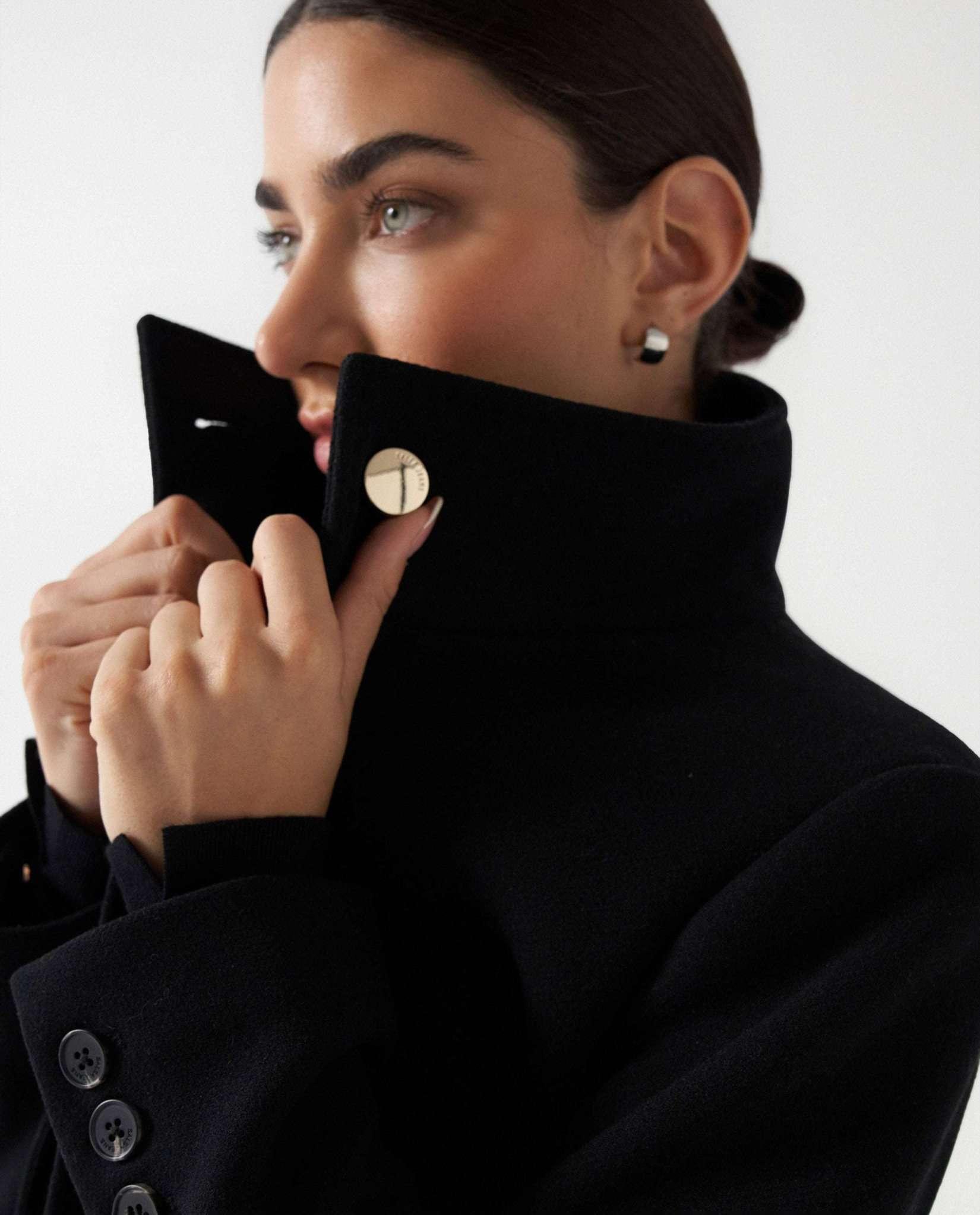 Salsa Manteau en Laine Basique  