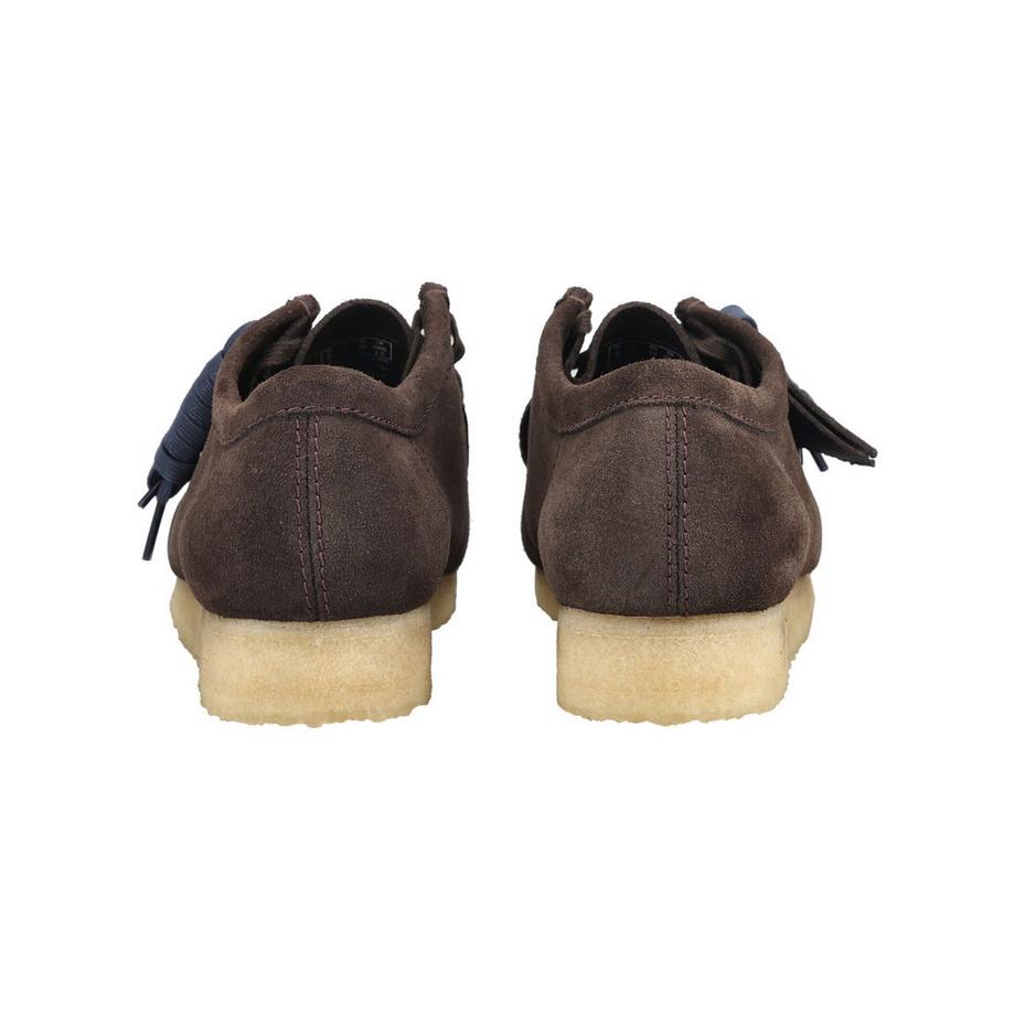 Clarks Veloursleder Derby Schuhe mit Mokassin Naht  