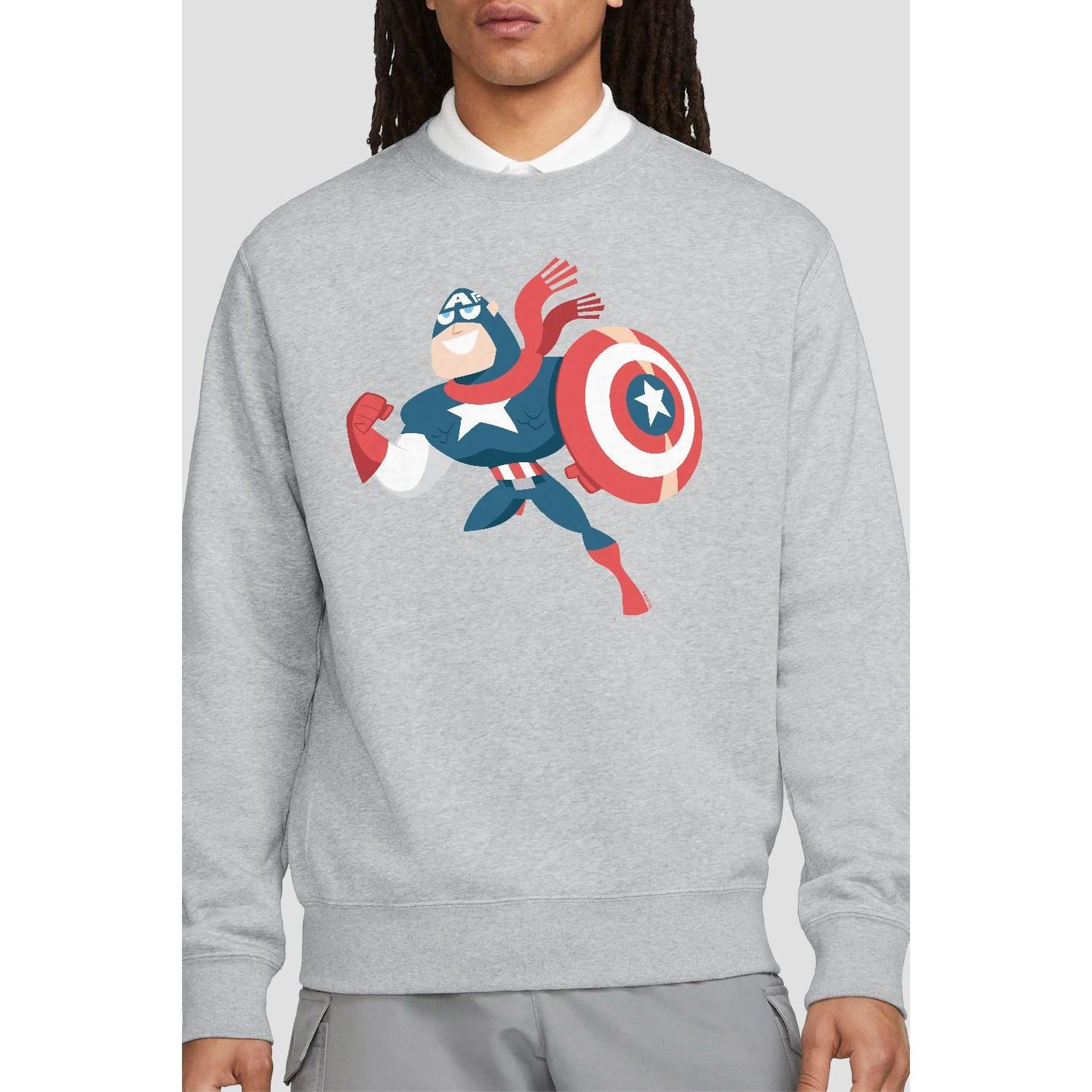 CAPTAIN AMERICA  Holiday Outfit Sweatshirt 