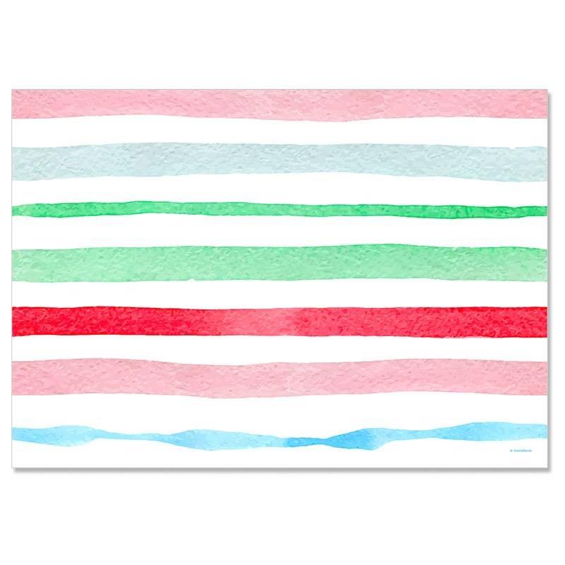 trendform Sets de table en papier WATERMELON 4 x 12 feuilles  