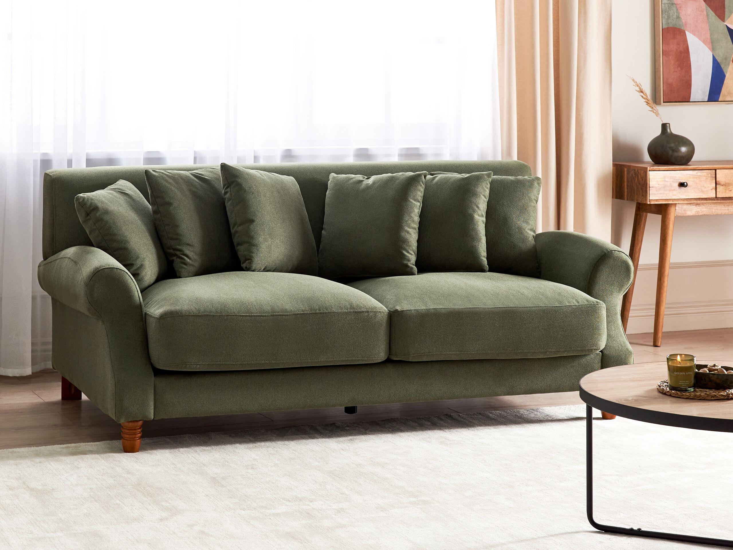 Beliani 2 Sitzer Sofa aus Polyester Glamourös EIKE  