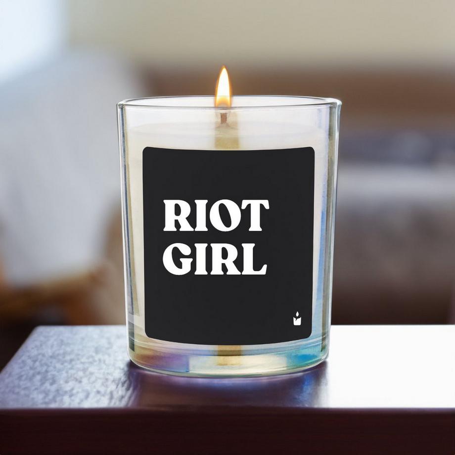 CandleHand Bougie Parfumée Woody Riot Girl  