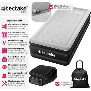 Tectake AirDreams Aufblasbare Matratze mit Elektropumpe  