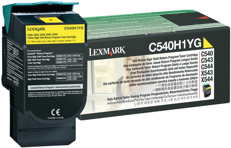 Lexmark  LEXMARK Toner-Modul Return yellow C540H1YG X543dn 2000 Seiten 