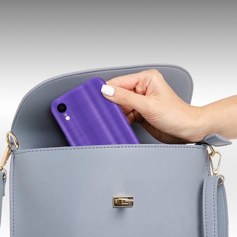 Cadorabo  Hülle für Apple iPhone XR im Brushed Design 