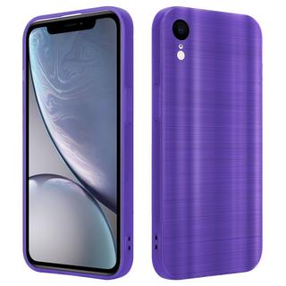 Cadorabo  Housse compatible avec Apple iPhone XR - Coque de protection en silicone TPU flexible au design brossé 