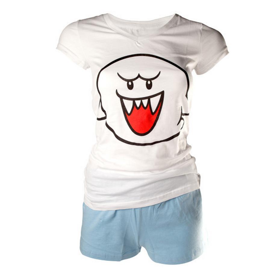 Bioworld Nintendo Majin Boo T-Shirt Grafica  
