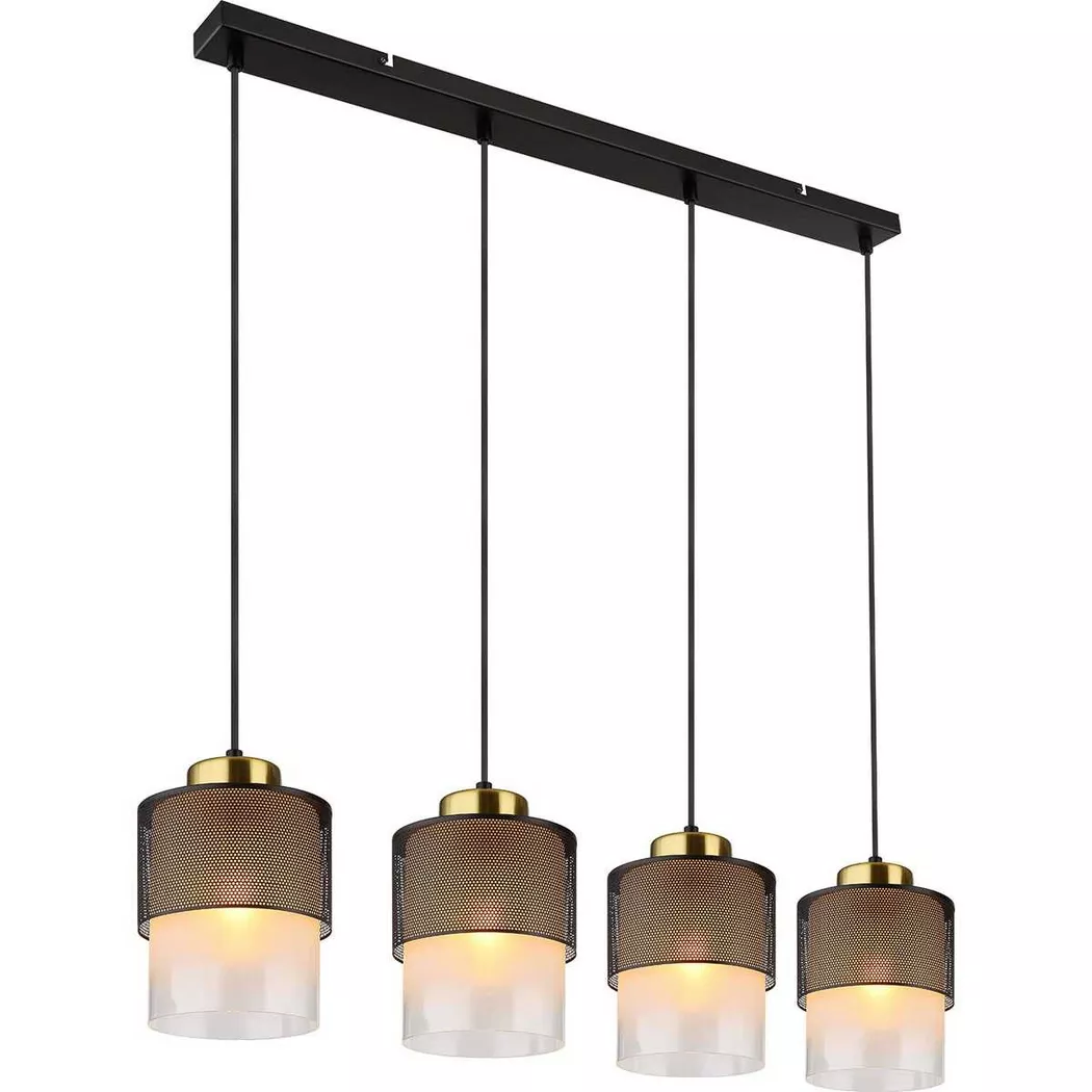 mutoni light – Hängeleuchte Quellix Metall matt 4xE27, One Size