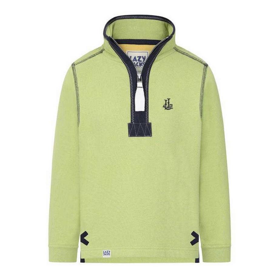 Sweatshirt  ,  mit kurzem Reißverschluss