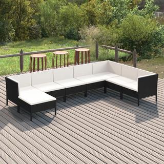 VidaXL Garten-sofagarnitur poly-rattan  