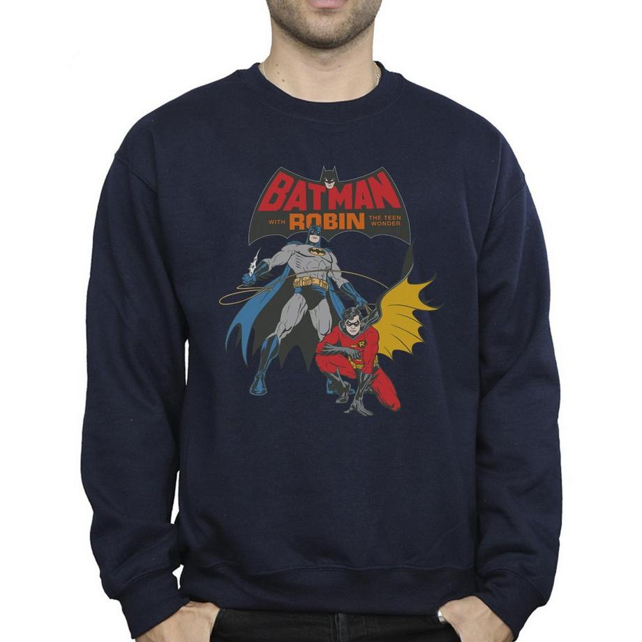 DC COMICS Batman avec Robin The Teen Wonder Sweatshirt  