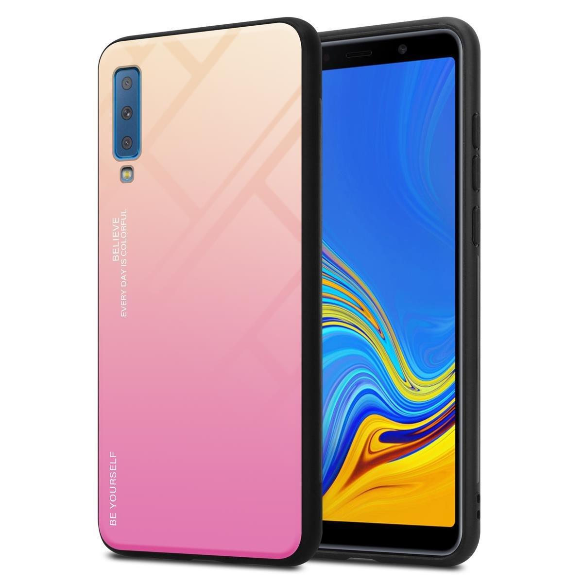 Cadorabo  Hülle für Samsung Galaxy A7 2018 Zweifarbig 