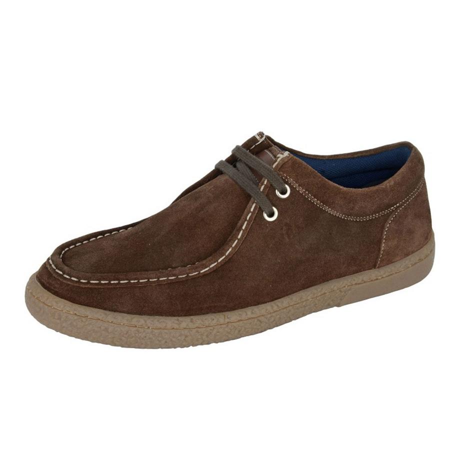 Roamers Chaussures Décontractées en Daim  