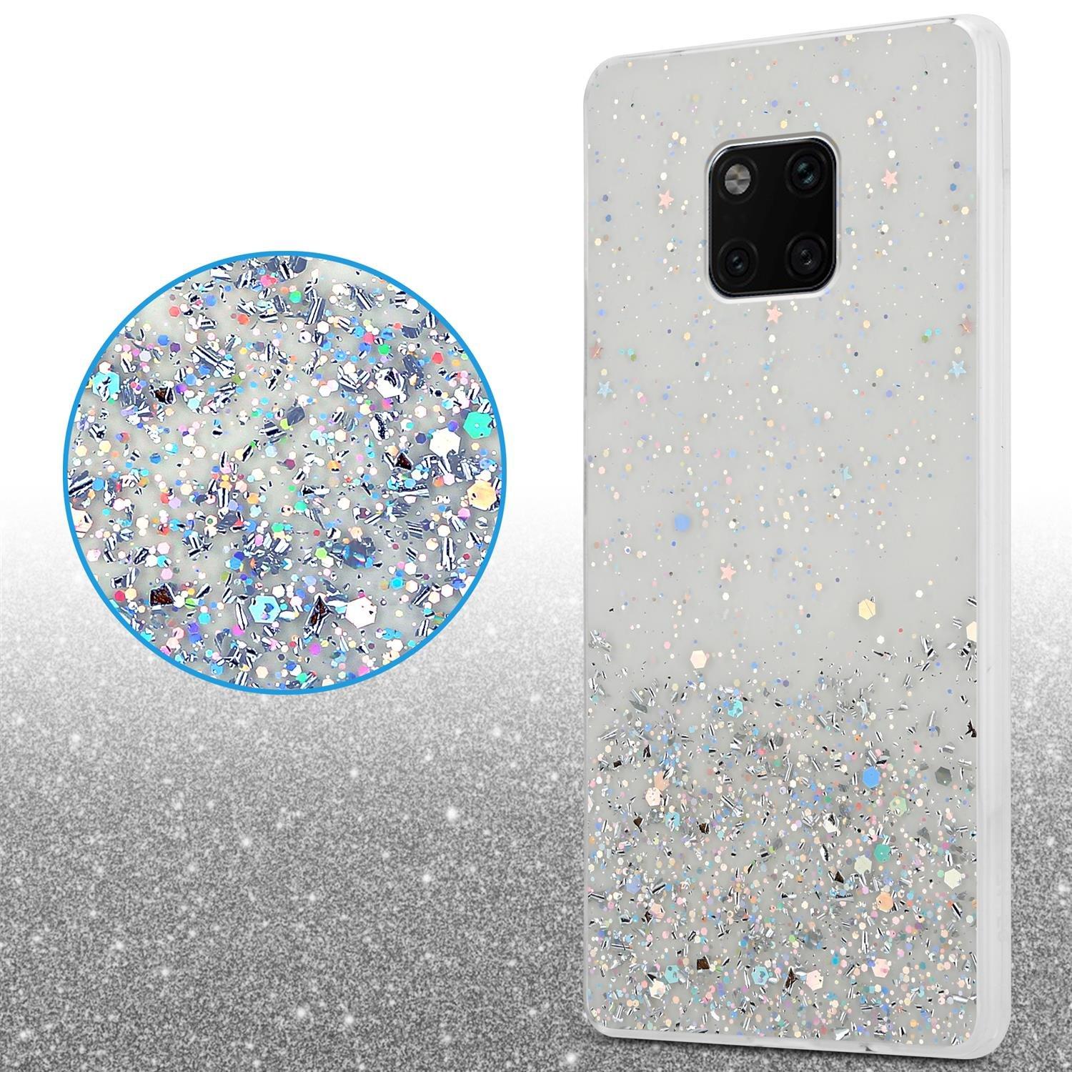 Cadorabo  Housse compatible avec Huawei MATE 20 PRO - Coque de protection en silicone TPU flexible avec paillettes scintillantes 