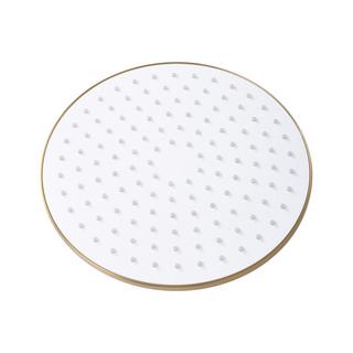 Beliani Set doccia da incasso con soffione a pioggia en Ottone Moderno PUELO  