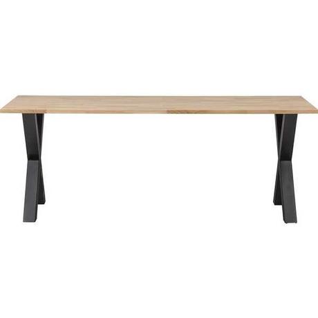 mutoni Table à manger Tablo chêne FSC 200x90 Alkmaar pied  