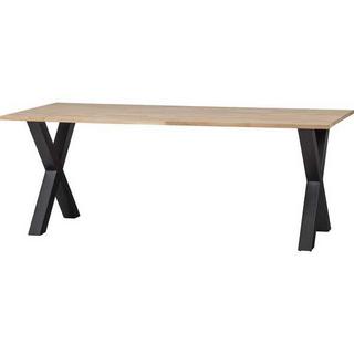 mutoni Table à manger Tablo chêne FSC 200x90 Alkmaar pied  