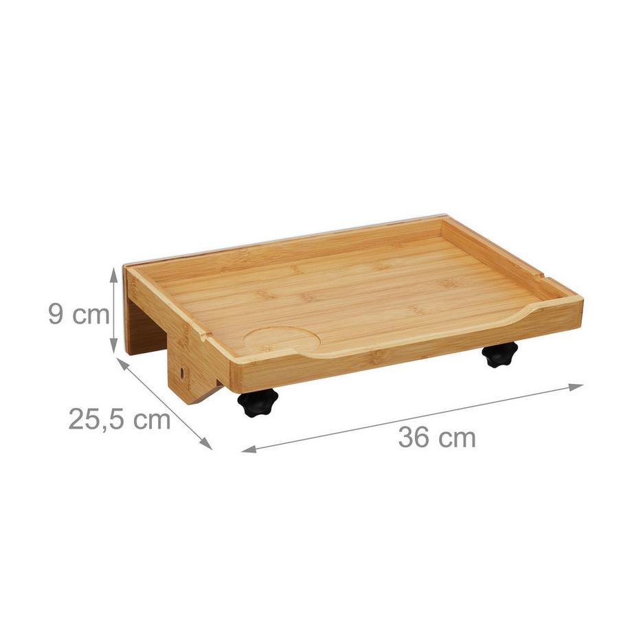 Northix  Étagère de lit pliable en bambou 