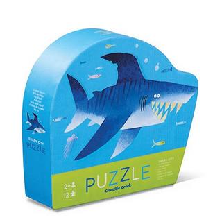 Crocodile Creek  Mini Puzzle 12pc  Shark 