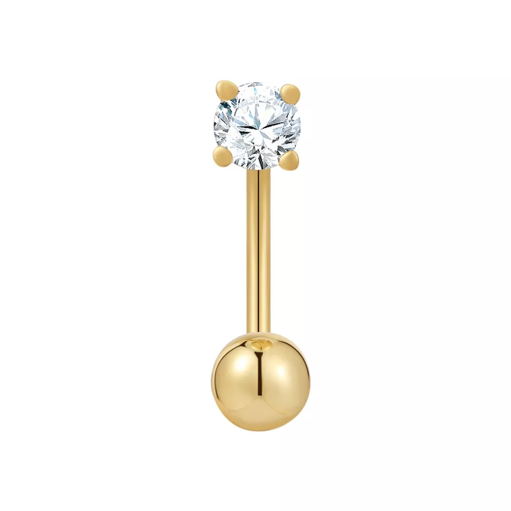 Glanzstücke München - Femme Boucles d´oreilles, 12mm, Doré