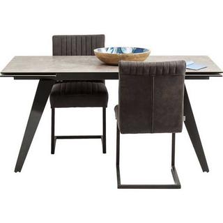 KARE Design Table à rallonge Amsterdam 160(40+40)x90cm  