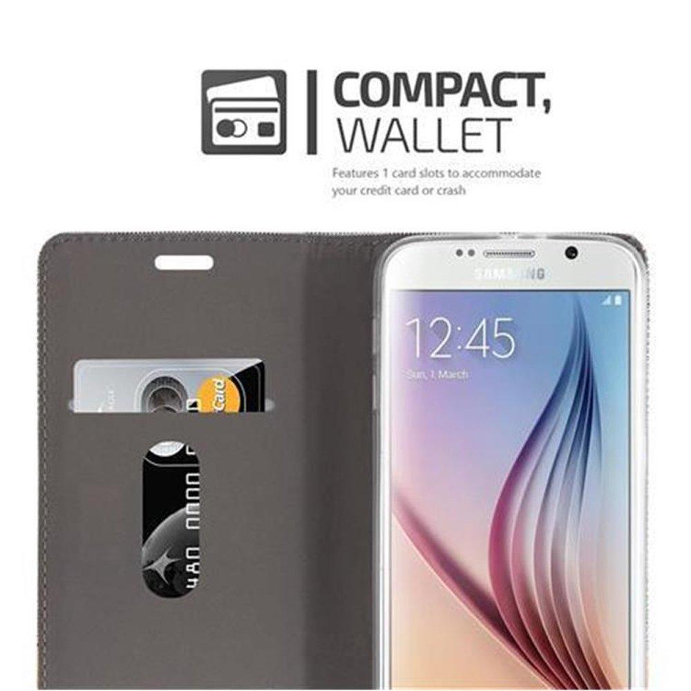 Cadorabo  Hülle für Samsung Galaxy S6 Magnetverschluss, Kartenfach 