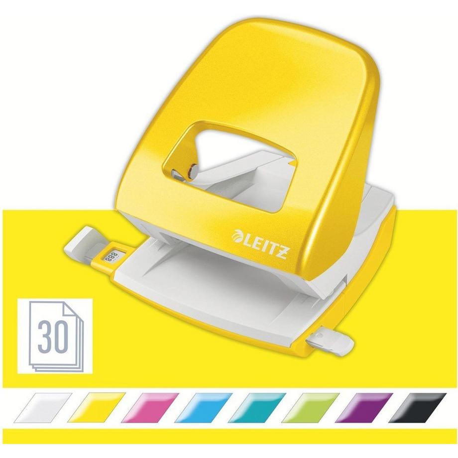 Leitz LEITZ Bürolocher NewNeXXt WOW 5008-10-16 gelb  