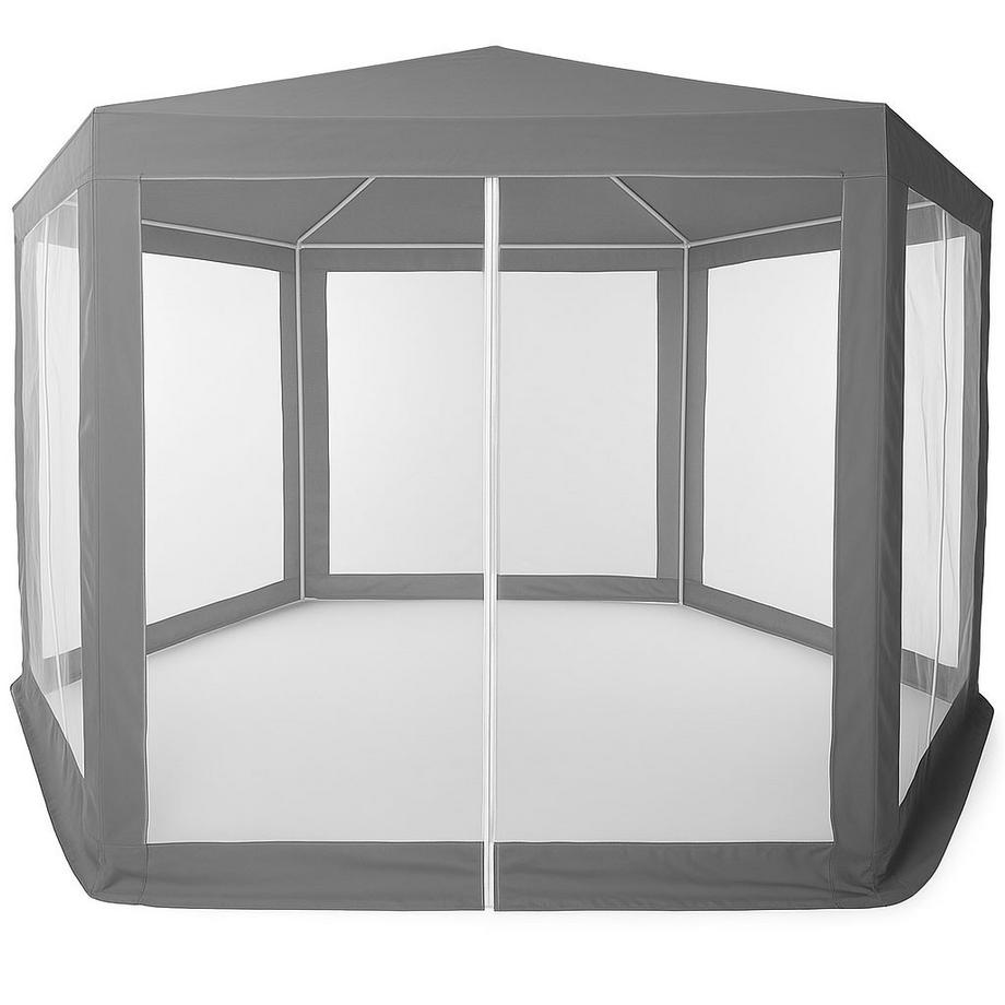 Northio Tenda da giardino con zanzariera grigia MultiGarden  