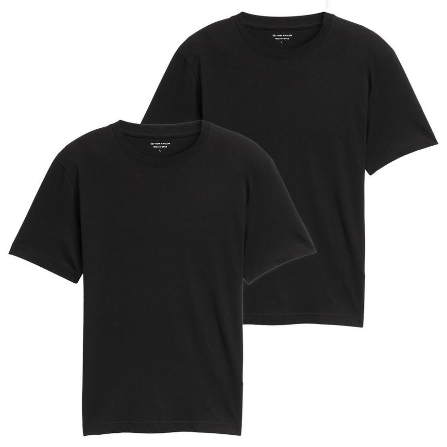T-Shirt  2er Pack Bequem sitzend-Double Pack Crew Neck Tee