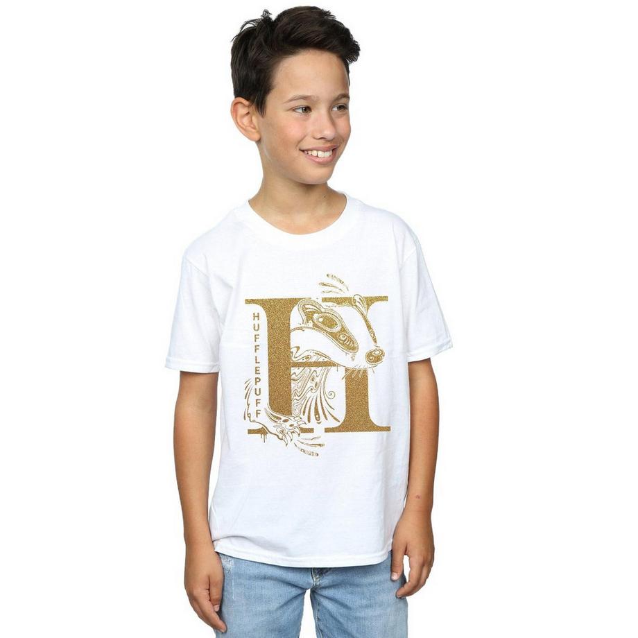 HARRY-POTTER  Tshirt HUFFLEPUFF 