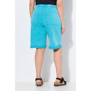 Ulla Popken Mary Weites Bein Vintage Look Sweat Shorts  