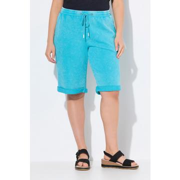 Short Mary en molleton. Taille élastique et jambe large. Esprit vintage