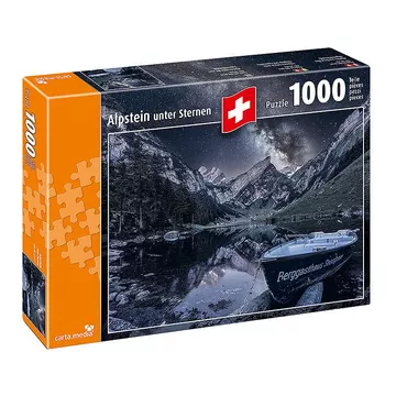 Puzzle Alpstein unter Sternen (1000Teile)