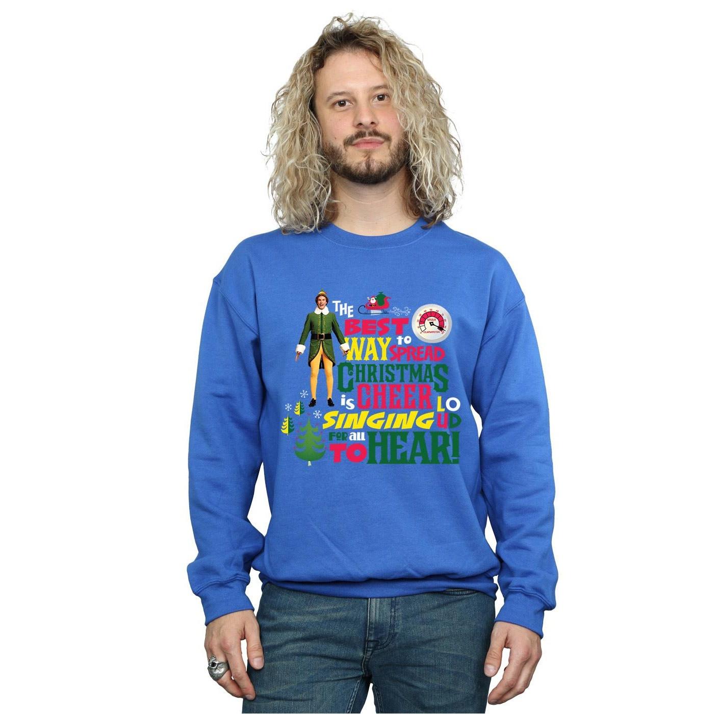 Elf Christmas Cheer Sweatshirt Imprimé  