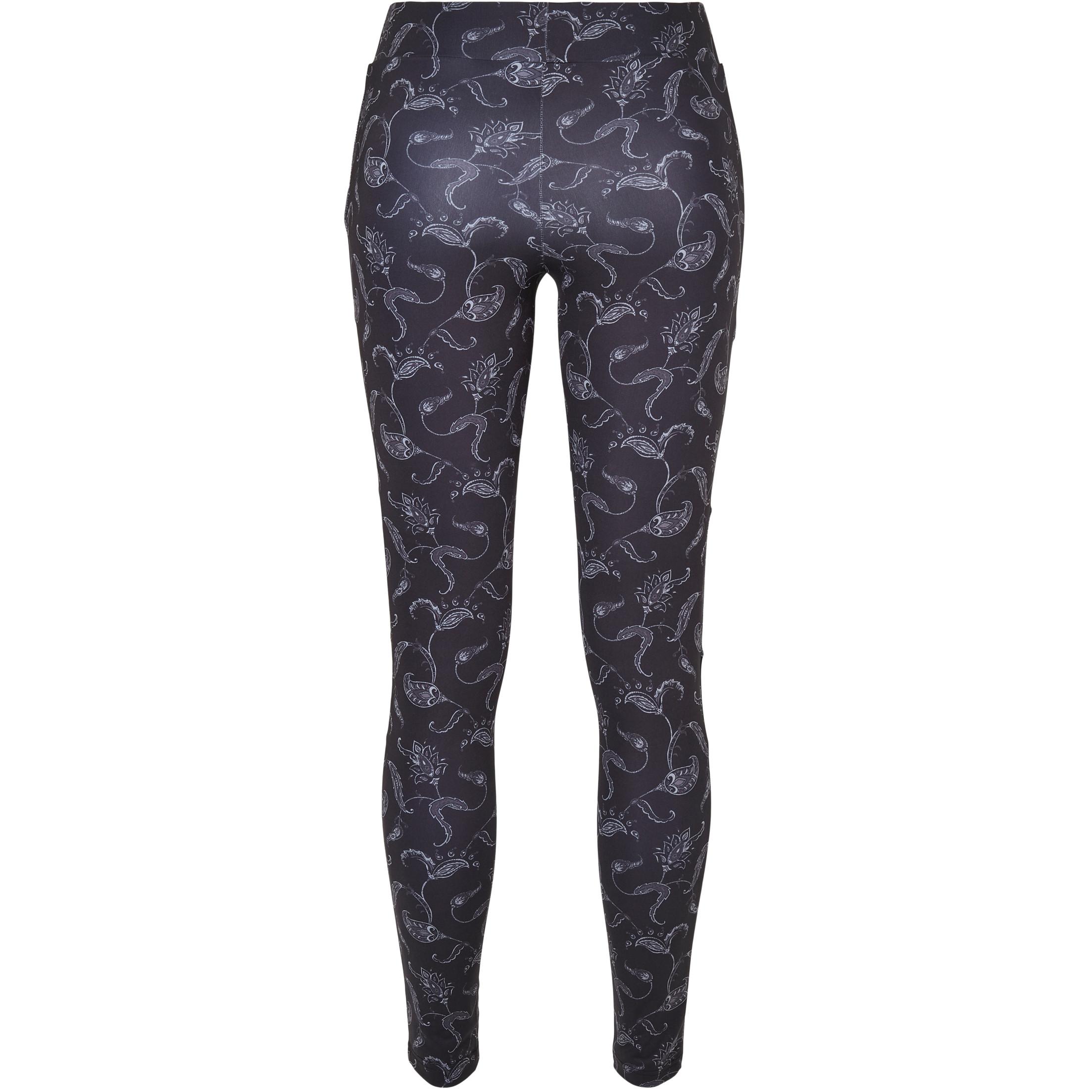 URBAN CLASSICS  bedruckte leggings für en tech mesh aop 