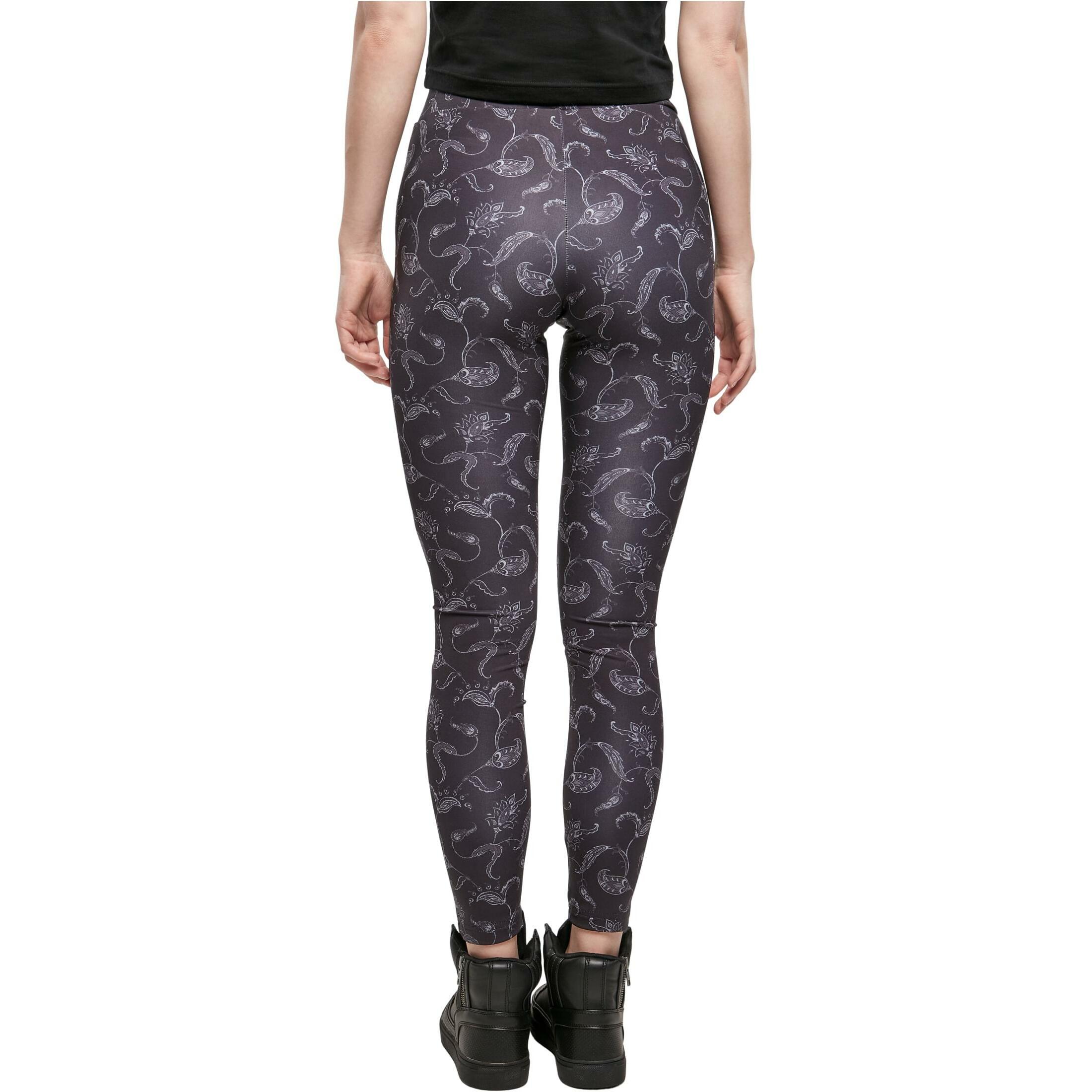 URBAN CLASSICS  bedruckte leggings für en tech mesh aop 