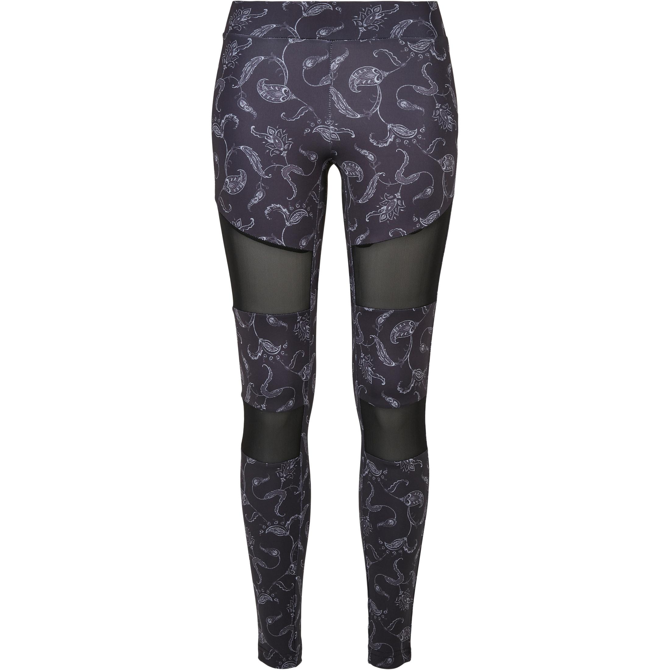 URBAN CLASSICS  bedruckte leggings für en tech mesh aop 