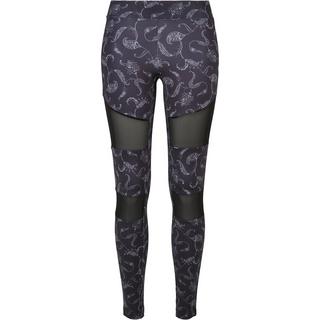 URBAN CLASSICS  bedruckte leggings für en tech mesh aop 