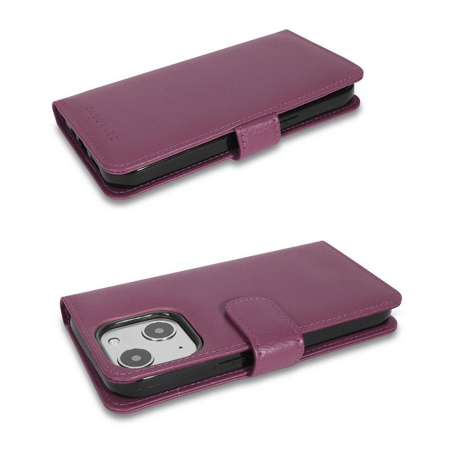 Cadorabo  Cadorabo Hülle kompatibel mit Apple iPhone 13 MINI - Schutzhülle mit Magnetverschluss und 3 Kartenfächern 