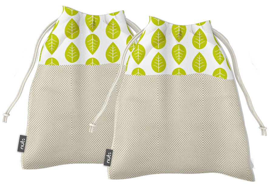 Nuts Innovations  Veggie Net Bag Feuilles S Set de 2 pièces 