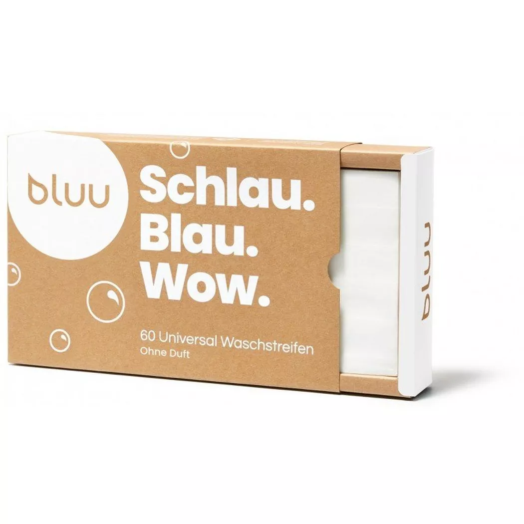 bluu - Universal Eco-Waschstreifen ohne Duft, One Size, Braun