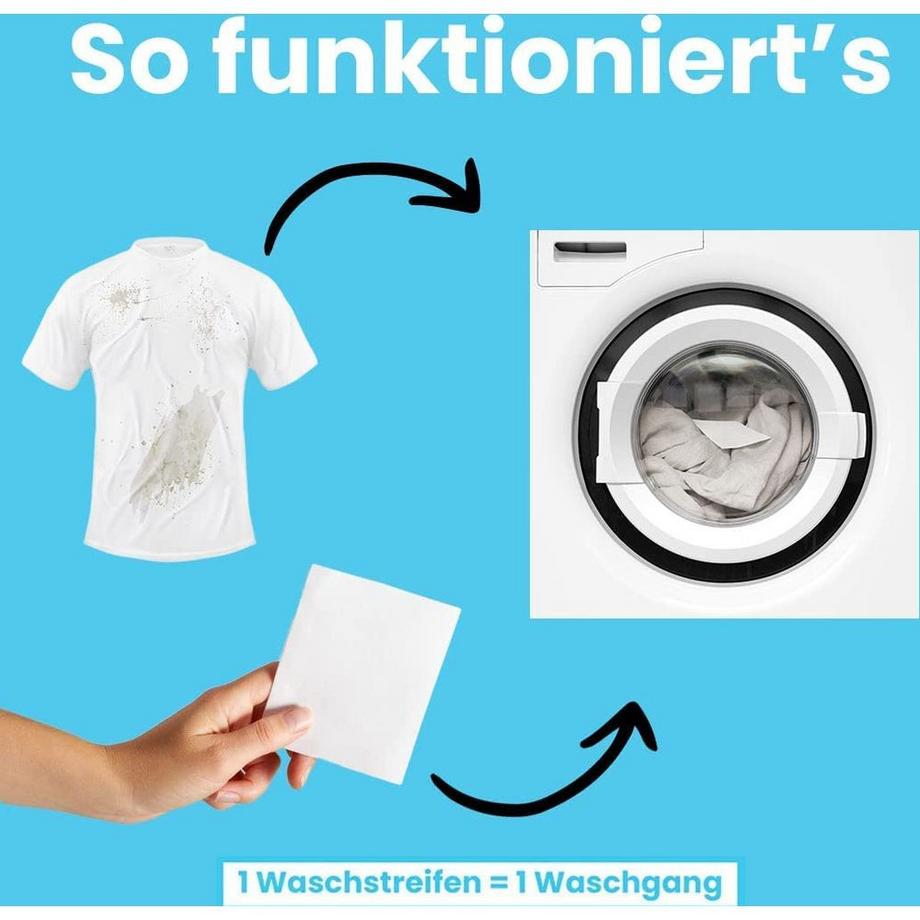 bluu 60 bandes de lavage universelles sans parfum  