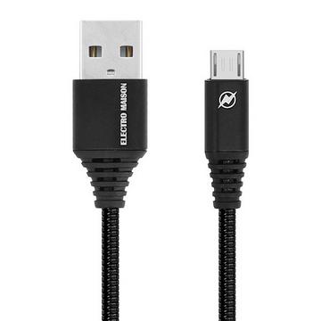 Câble USB vers micro-USB - 1M - Noir