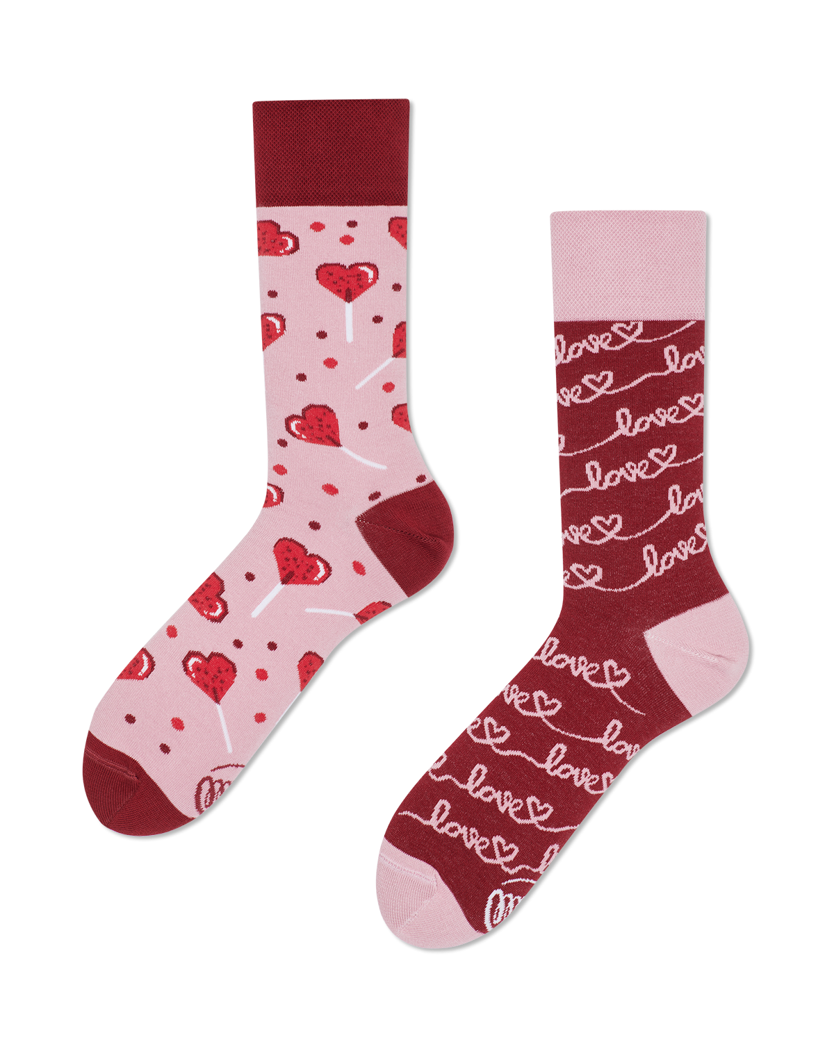 Many Mornings  Love Story Socks - Many Mornings 